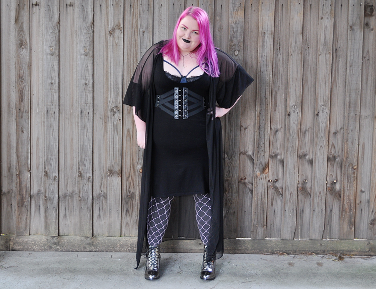 boohoo curve kimono