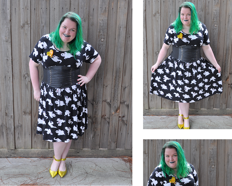 Plus Size Halloween Ghosts #hashtagplusblogger